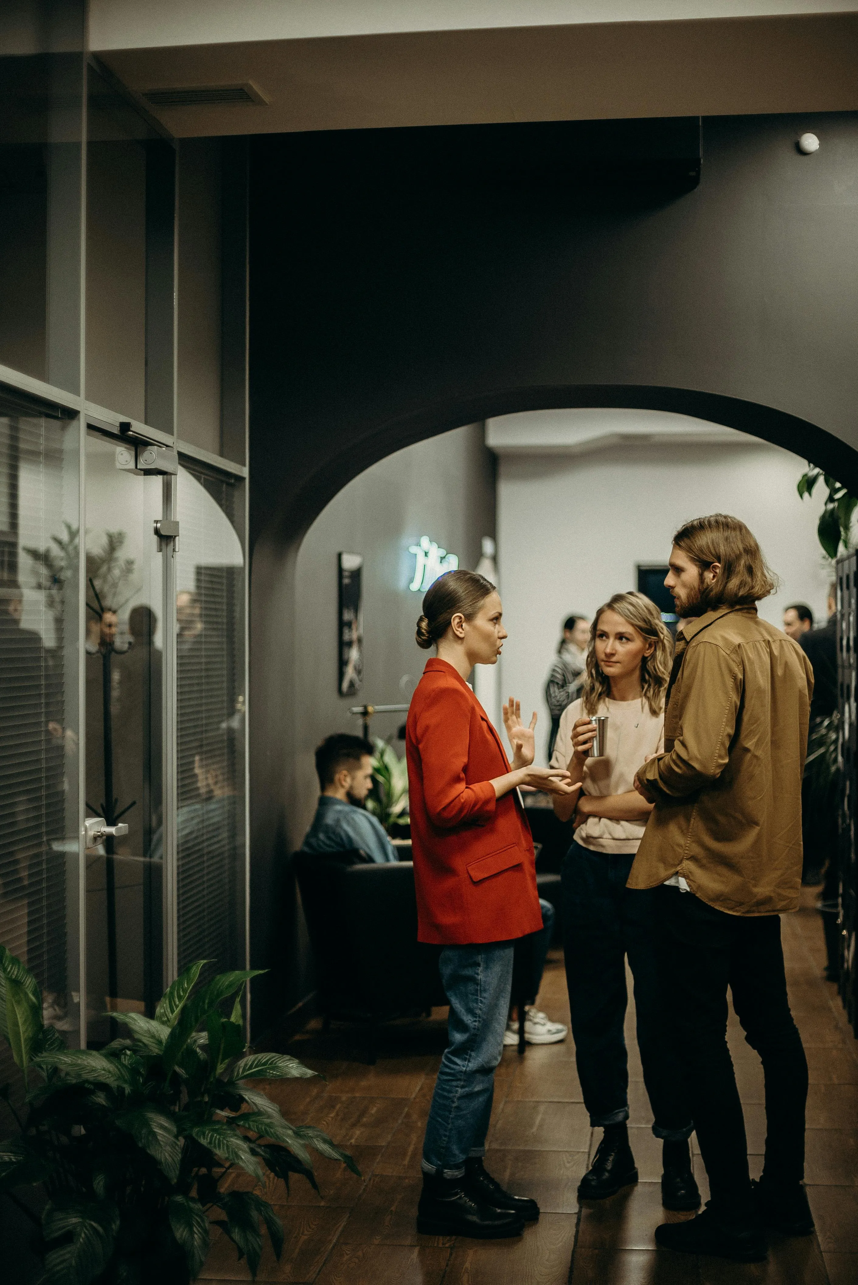 Afterwork business avec des participants en échange
